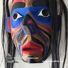 Tony Hunt, Chief, authentic Indigenous First Nations art carving, mask, Northwest Coast native American art from Canada, signed and authentic carving