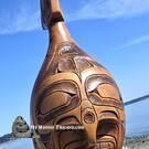 First Nations, Indigenous native wooden carving, authentic and direct from the artist, buy Canadian art, Pacific Northwest Coast of Canada, new in our native art Gallery