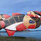 red cedar, 4 salmons, guaranteed authentic