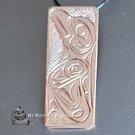 New design: 2" Copper Eagle pendant, beautiful jewelry art by Paddy Seaweed 