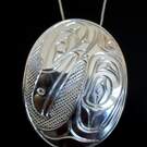 Sterling Silver Raven pendant by Paddy Seaweed