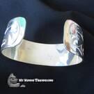 Wolf Head cuff Bracelet