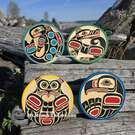 Authentic, local, Indigenous art, cedar art carving, Northwest Coast native art, Vancouver Island Canada