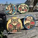 Authentic, local, Indigenous art, cedar art carving, Northwest Coast native art, Vancouver Island Canada