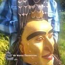 Authentic Indigenous art, local Northwest Coast native American art from Vancouver Island, buy Canadian art, hand carved wooden mask
