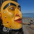 Authentic Indigenous art, local Northwest Coast native American art from Vancouver Island, buy Canadian art, hand carved wooden mask