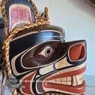 Native Indigenous First Nations art, Northwest Coast Canadian mask, hand carved, authentic carving, buy Canadian art, new in our Gallery