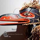 Raven Mask, beautiful native art, direct from artist Randy Stiglitz