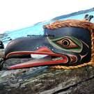 Raven Mask, native art direct from artist Randy Stiglitz - SOLD