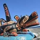 Native American Indigenous art, authentic and direct from artist, new in our native art gallery, signed, wooden art from the First Nations of Canada