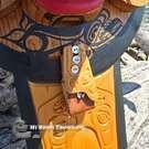 Transformation Mask, authentic hand carved cedar, Indigenous art, Northwest Coast Native American Art, Vancouver Island, Canada