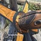 Transformation Mask, authentic hand carved cedar, Indigenous art, Northwest Coast Native American Art, Vancouver Island, Canada