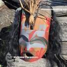 West Wind Mask and the Raven, authentic, Indigenous Mask by Rylan Amos