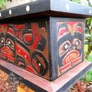 Gorgeous lidded Beaver Box by late Sampson Robertson