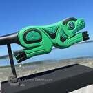 Frog dance Rattle by Sarah Daniels/Robertson, Kwakiutl art