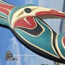 Northwest Coast native art direct from artist, authentic wooden Indigenous art carving, Vancouver Island, Canada