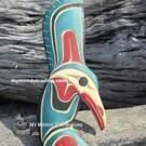 Northwest Coast native art direct from artist, authentic wooden Indigenous art carving, Vancouver Island, Canada