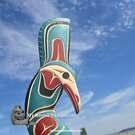 Vibrant Hummingbird, carving by Sarah Robertson - SOLD 