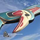 Northwest Coast native art direct from artist, authentic wooden Indigenous art carving, Vancouver Island, Canada