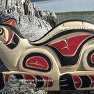 Canadian First Nation art, hand carved, authentic Indigenous art, wood, authentic, Pacific Northwest Coast, Native American art