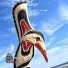 Northwest Coast native art direct from artist, authentic wooden Indigenous art carving, Vancouver Island, Canada