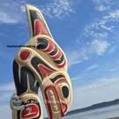 Native art direct from artist, Indigenous North American, authentic, hand carved wood carving, signed