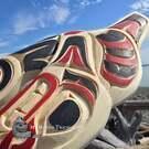 Native art direct from artist, Indigenous North American, authentic, hand carved wood carving, signed