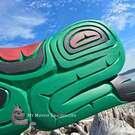 Native American, hand carved Indigenous art from the Pacific Northwest Coast, Canada, Vancouver island