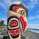 Northwest Coast native Indigenous art carving, wood, authentic, signed