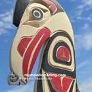 Northwest Coast native Indigenous art carving, wood, authentic, signed