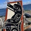 First Nations, Indigenous native wooden carving, authentic and direct from the artist, buy Canadian art, Pacific Northwest Coast of Canada, new in our native art Gallery