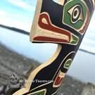 Northwest Coast native American art, hand carved wooden art carving, direct from artist