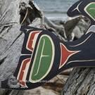 Authentic local Indigenous native art, hand carved, art direct from the artist, Northwest Coast, Vancouver Island