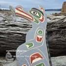 hand carved authentic native art, Indigenous wooden art from the Pacific Northwest Coast