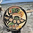 Authentic native North American, Indigenous art, direct from artist Shane Baker, authentic, hand carved native art, Squamish art carving
