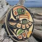 Authentic native North American, Indigenous art, direct from artist Shane Baker, authentic, hand carved native art, Squamish art carving