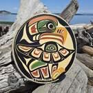 Authentic native North American, Indigenous art, direct from artist Shane Baker, authentic, hand carved native art, Squamish art carving