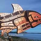 Large Salmon, Kwakiutl art at it's best by Silas Coon