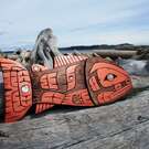 Salmon wall art by Silas Coon