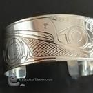 Raven cuff bracelet, sterling silver, by Solomon Seward