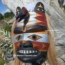 Vintage Woodpecker Mask, 18", hand carved, fabulous piece by Tim Paul