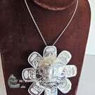 Native Indigenous silver art jewelry