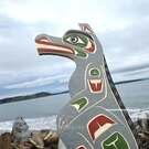 hand carved authentic native art, Indigenous wooden art from the Pacific Northwest Coast