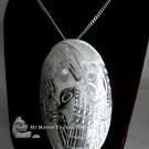 Sterling silver jewelry art direct from Indigenous artist, authentic and signed unique masterpiece